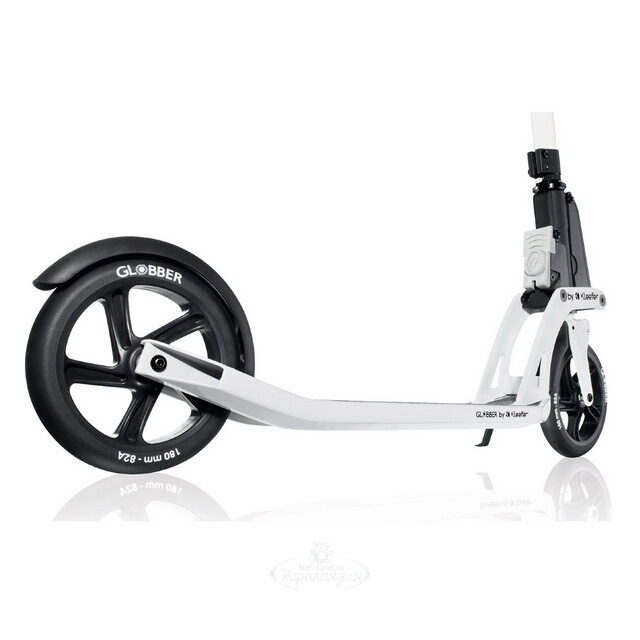 Самокат Globber One K Active, колеса 180 мм, белый, до 100 кг Globber (Глоббер)