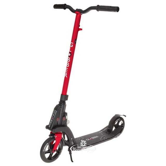 Самокат Globber One K-180, колеса 180 мм, красный, до 100 кг Globber
