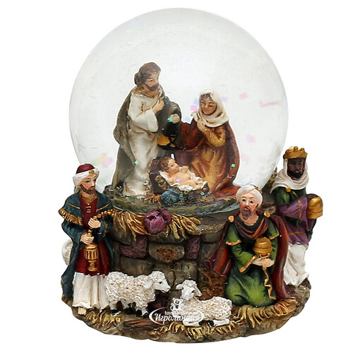 Снежный шар Святое Семейство 9 см Sigro