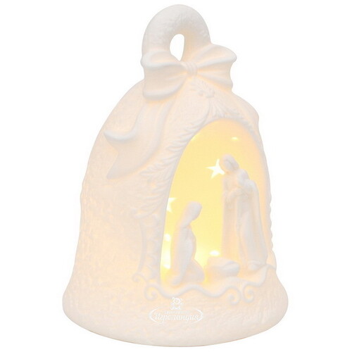 Декоративный светильник Рождественский Вертеп - Святая Ночь 22 см, теплые белые LED лампы, на батарейках Sigro