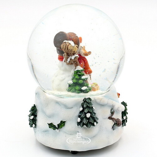 Музыкальный снежный шар Мистер МакСноуи 15 см, на батарейках Sigro