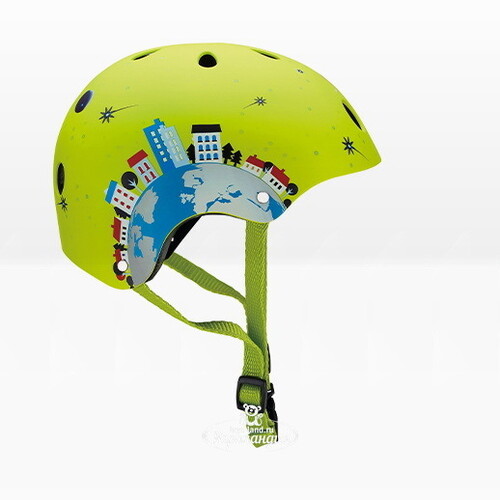 Детский шлем Globber - Город XS/S, 51-54 см, зеленый Globber