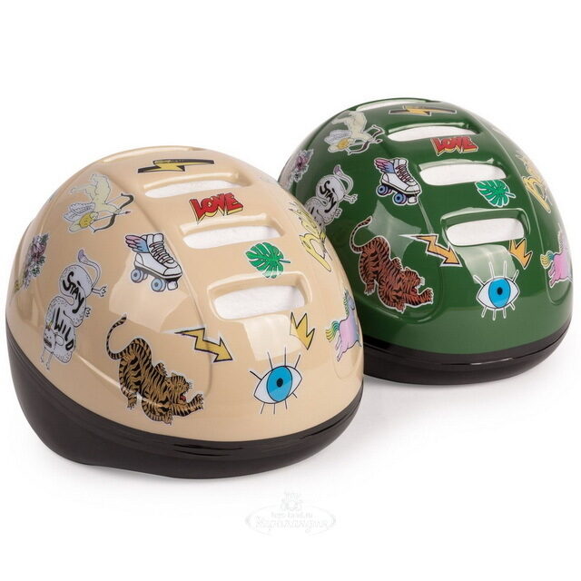 Детский шлем Happy Baby - Stonehead XXS/S, 46-54 см, бежевый Happy Baby (Хэппи Бэби)