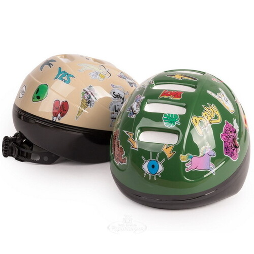 Детский шлем Happy Baby - Stonehead XXS/S, 46-54 см, зеленый Happy Baby