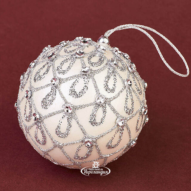 Набор елочных шаров Pontecagnano - Fayano 8 см, 6 шт Winter Deco