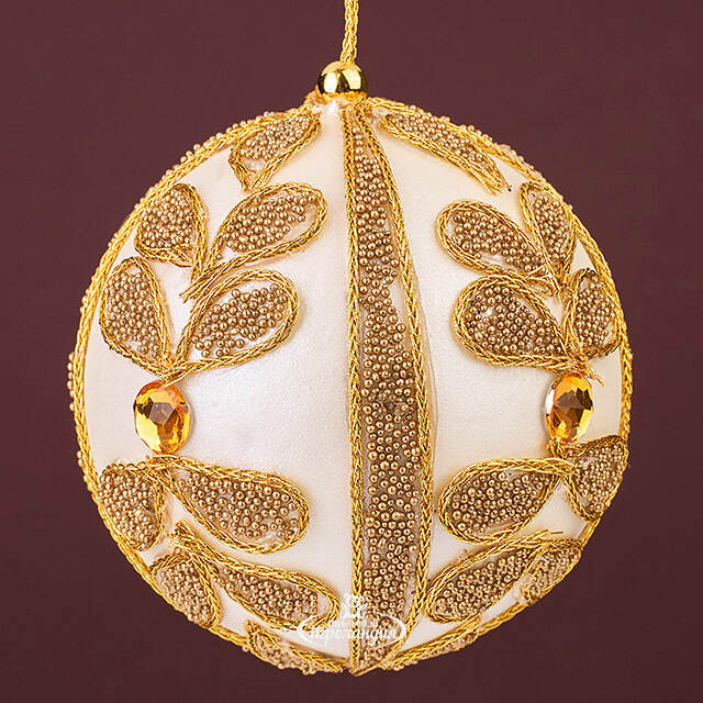 Винтажный елочный шар Piano di Sorrento 8 см Winter Deco