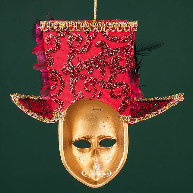 Елочная игрушка Маска Monte Grimano - Кабаре 20 см Winter Deco