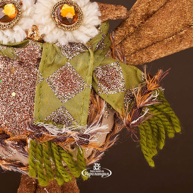 Елочная игрушка Филин Болвиллер - Earthly Owl 19 см Winter Deco