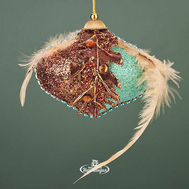 Винтажная елочная игрушка Луковка Bernate-Ticino 11 см Winter Deco