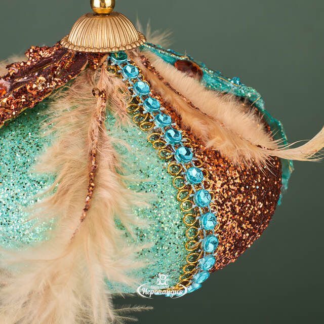 Винтажная елочная игрушка Луковка Bernate-Ticino 11 см Winter Deco