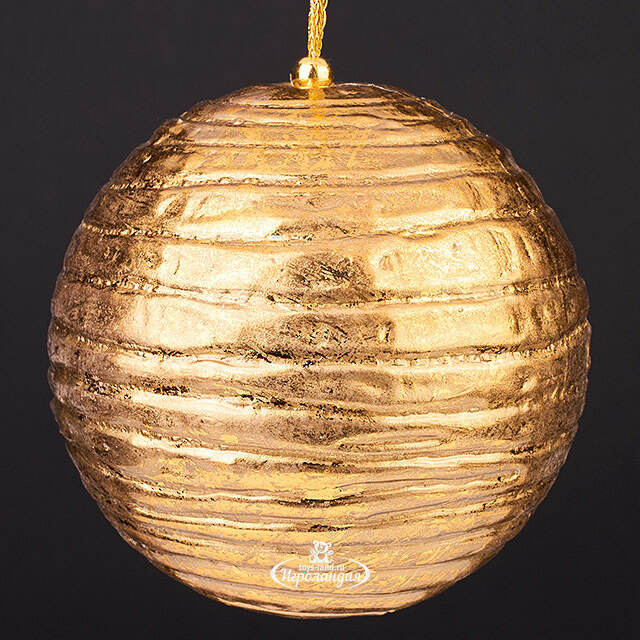 Елочный шар Nava Redonda - Золотое Руно 10 см Winter Deco