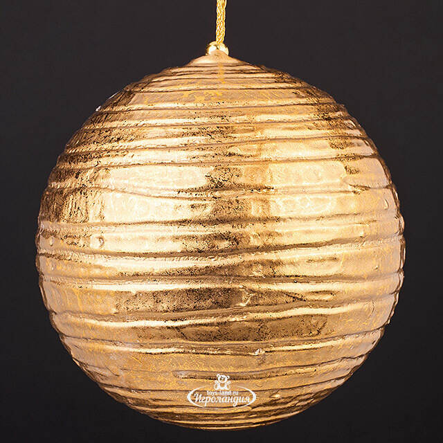 Елочный шар Nava Redonda - Золотая Дымка 13 см Winter Deco