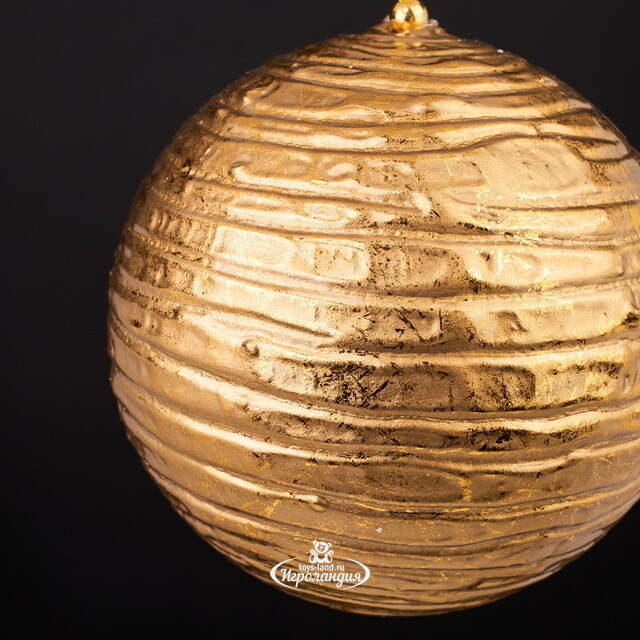 Елочный шар Nava Redonda - Золотая Дымка 13 см Winter Deco