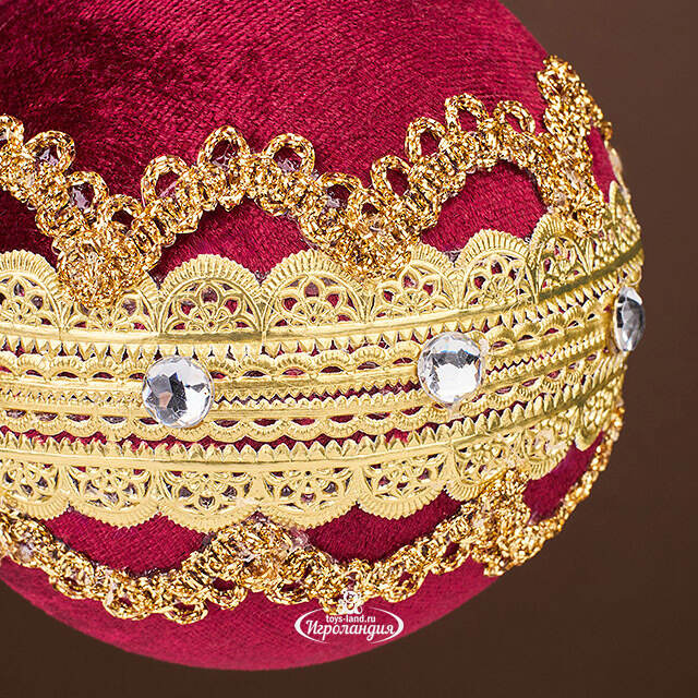 Винтажный елочный шар Villar Perosa - Лакшери 10 см Winter Deco