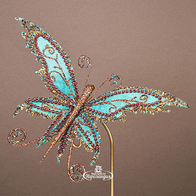 Елочная игрушка Бабочка Verona 30 см, клипса Winter Deco