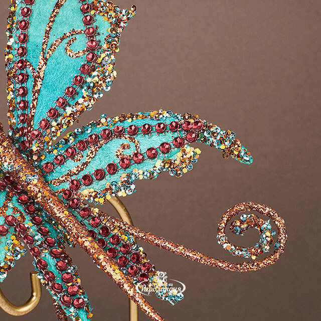 Елочная игрушка Бабочка Verona 30 см, клипса Winter Deco