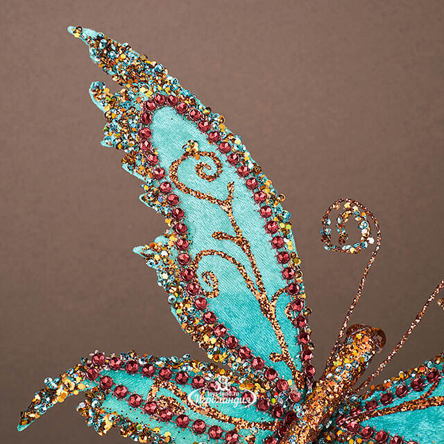 Елочная игрушка Бабочка Verona 30 см, клипса Winter Deco