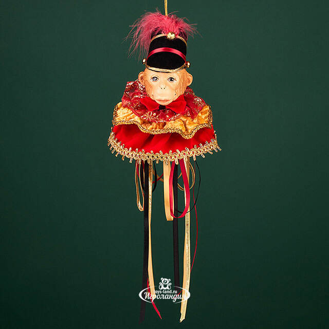 Елочная игрушка Обезьянка Олни - Carnival Monkey 43 см Winter Deco