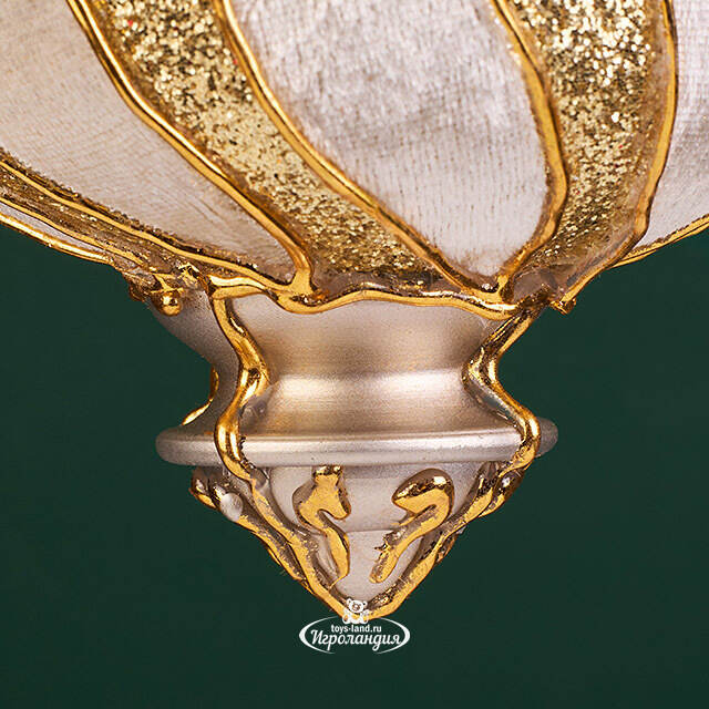 Елочная игрушка Inda Versiering 14 см золотая Winter Deco