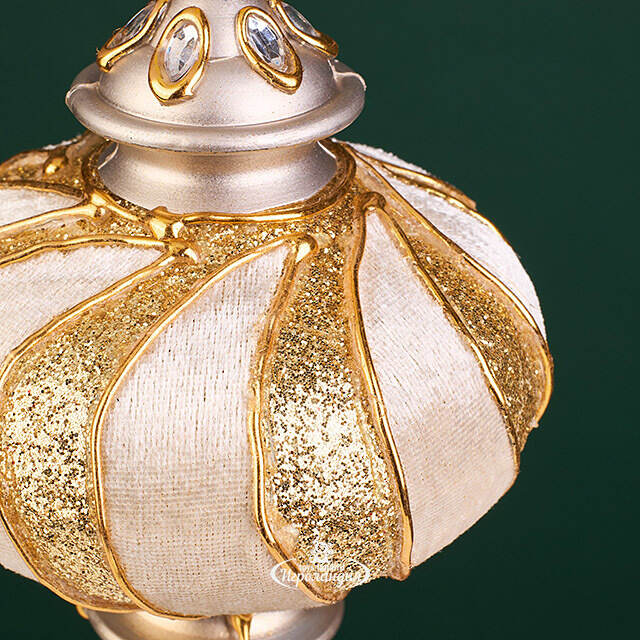 Елочная игрушка Inda Versiering 14 см золотая Winter Deco