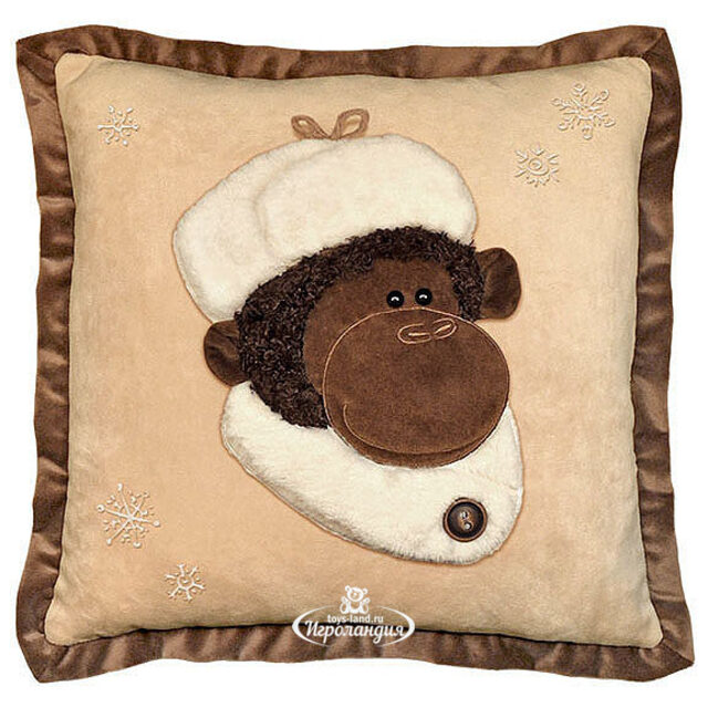 Мягкая игрушка-подушка Обезьяна Николя 37*37 сM Orange Toys