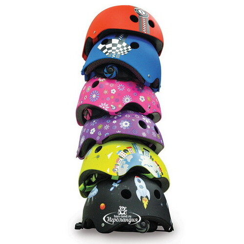 Детский шлем Globber - Цветы XS/S, 51-54 см, розовый Globber
