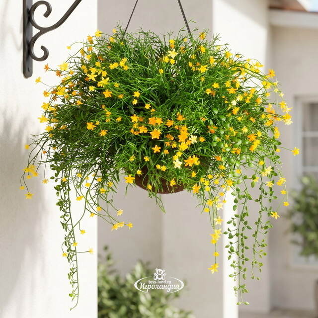 Искусственный цветок в кашпо Матерра - Аромат Лета 43 см Summer Deco