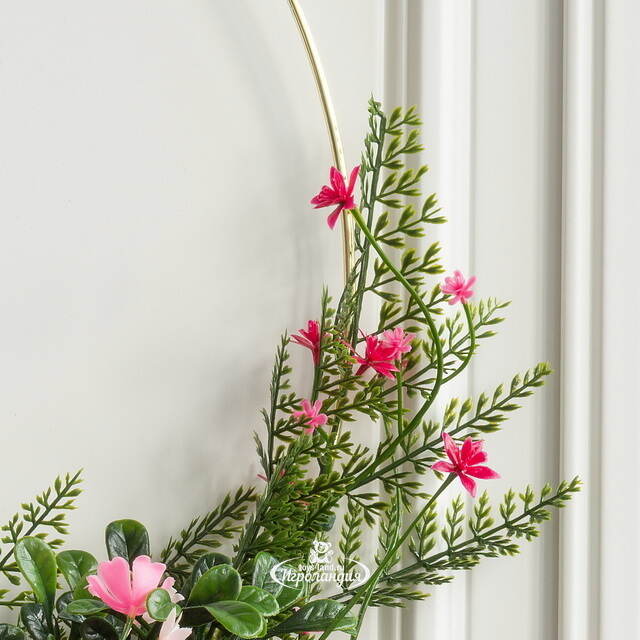 Венок декоративный Nairn - Цветочный Спектакль 41 см Summer Deco