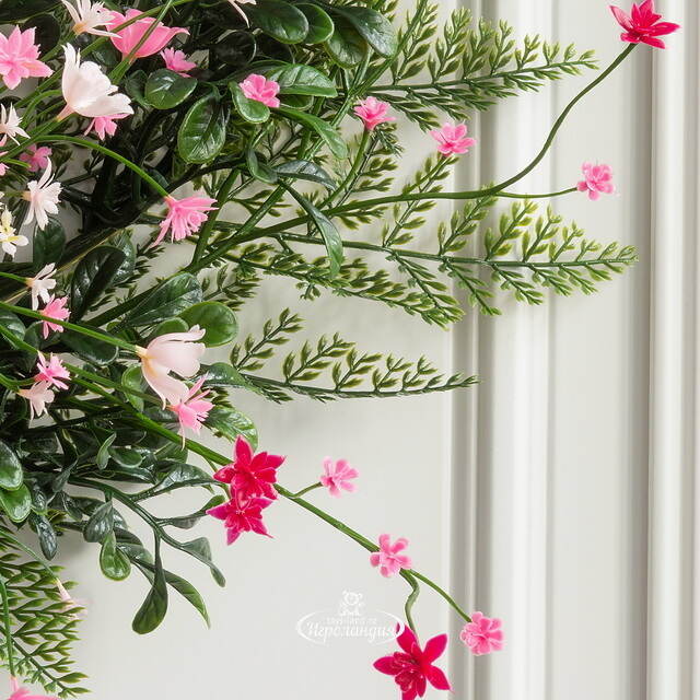 Венок декоративный Nairn - Цветочный Спектакль 41 см Summer Deco