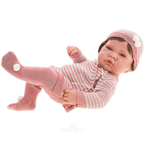 Кукла - младенец Мануэла в розовом 42 см Antonio Juan Munecas