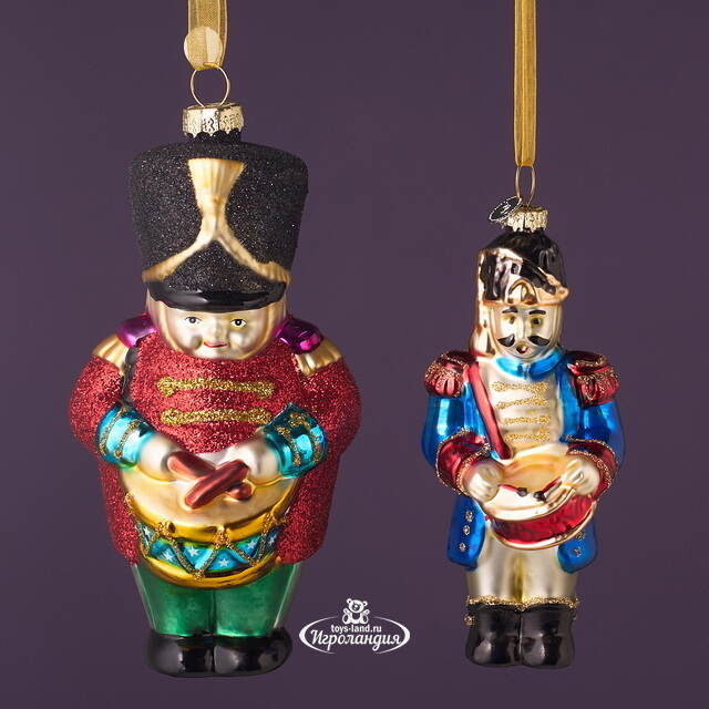 Елочные игрушки Гвардейцы из королевства Элдкил 13 см, 2 шт, стекло Winter Deco