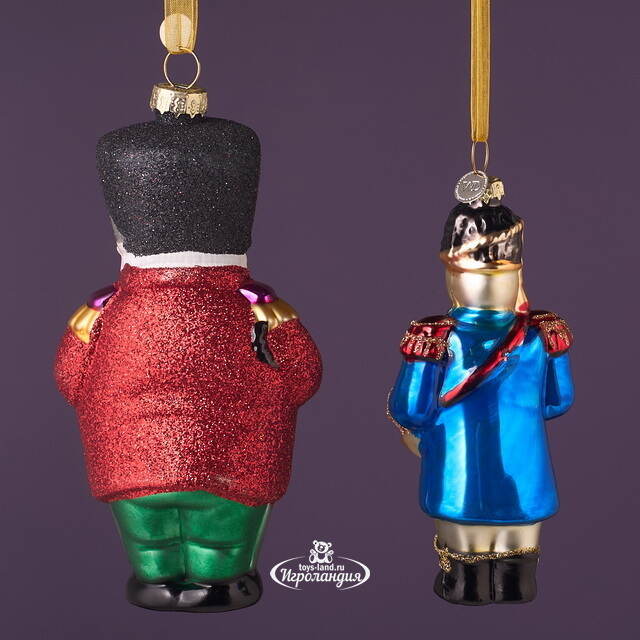 Елочные игрушки Гвардейцы из королевства Элдкил 13 см, 2 шт, стекло Winter Deco