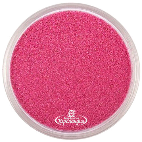 Цветной песок для творчества Мелкий 1 кг, розовый Ассоциация Развитие