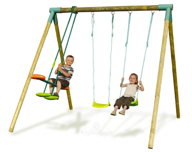 Качели Smoby деревянные, 280*240*235 см Smoby
