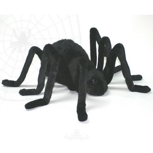 Большая мягкая игрушка Гигантский черный паук 75 см Hansa Creation