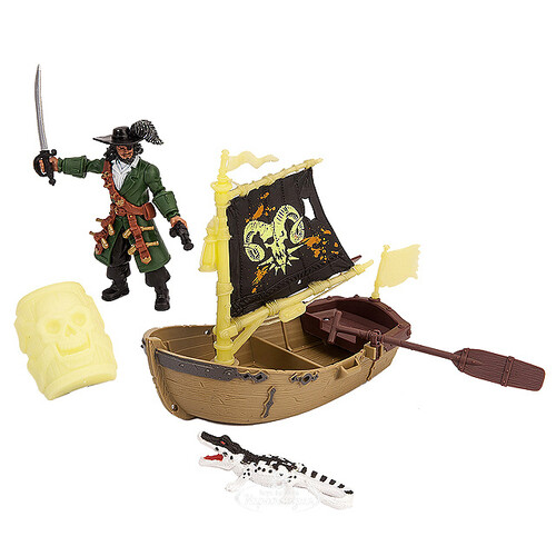 Игровой набор Пираты: На абордаж со светящимися аксессуарами Chap Mei