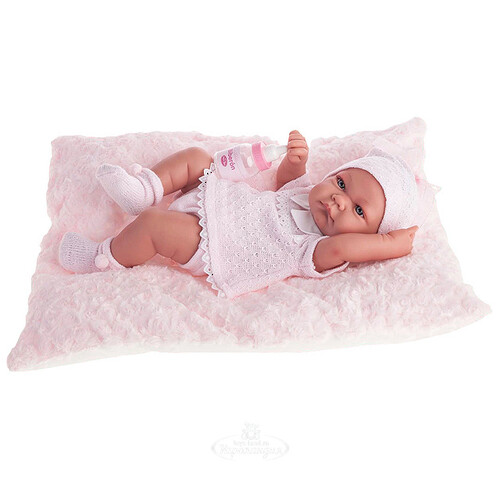 Кукла - младенец Ника в розовом 42 см Antonio Juan Munecas