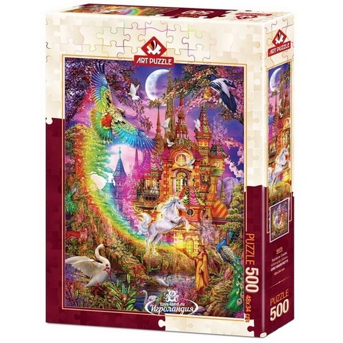 Пазл Радужный замок, 500 элементов Art Puzzle