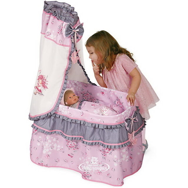 Кроватка для куклы Maria с балдахином 60 см Decuevas Toys (Дэкувьютойс)