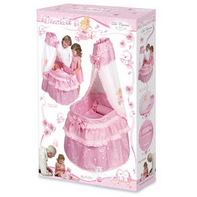 Кроватка для куклы Мария 60 см с балдахином Decuevas Toys (Дэкувьютойс)