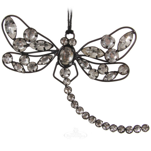 Елочная игрушка Стрекоза Реджента 16 см, подвеска ShiShi