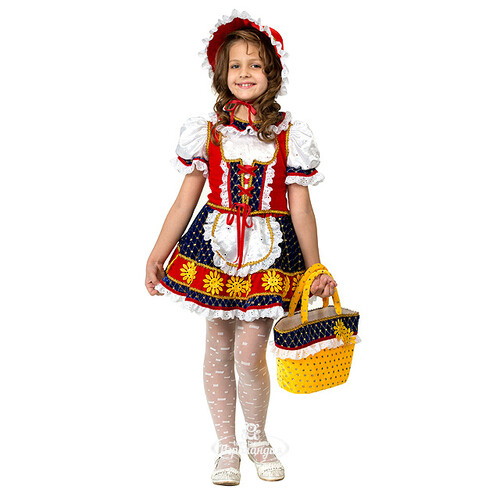 Карнавальный костюм Красная Шапочка, рост 116 см, Бал-Маскарад Батик