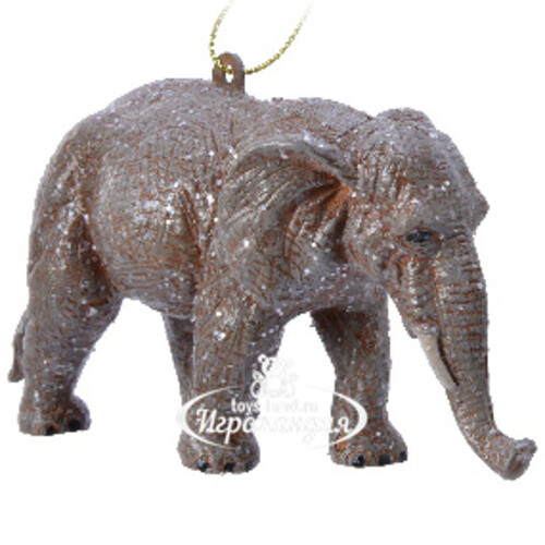 Елочная игрушка Сафари Style: Слон 14 см, подвеска Kaemingk