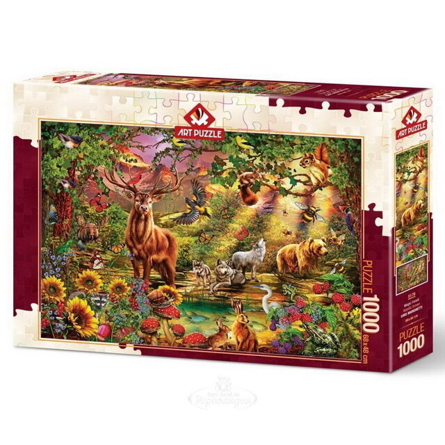 Пазл Волшебный лес, 1000 деталей Art Puzzle
