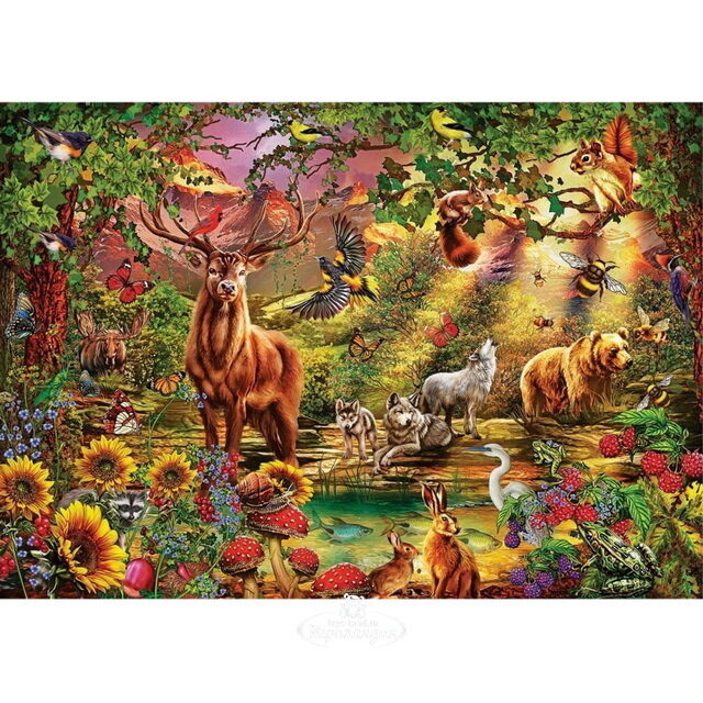 Пазл Волшебный лес, 1000 деталей Art Puzzle