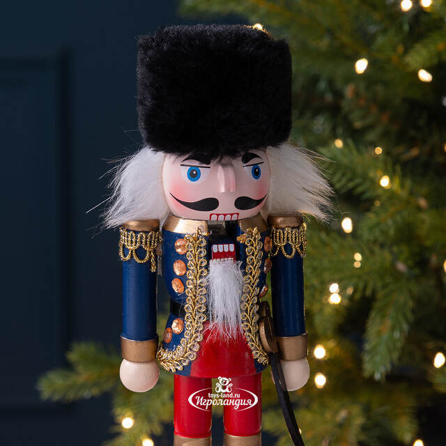 Декоративная фигурка Щелкунчик - Бравый Гвардеец с саблей 20 см Sigro
