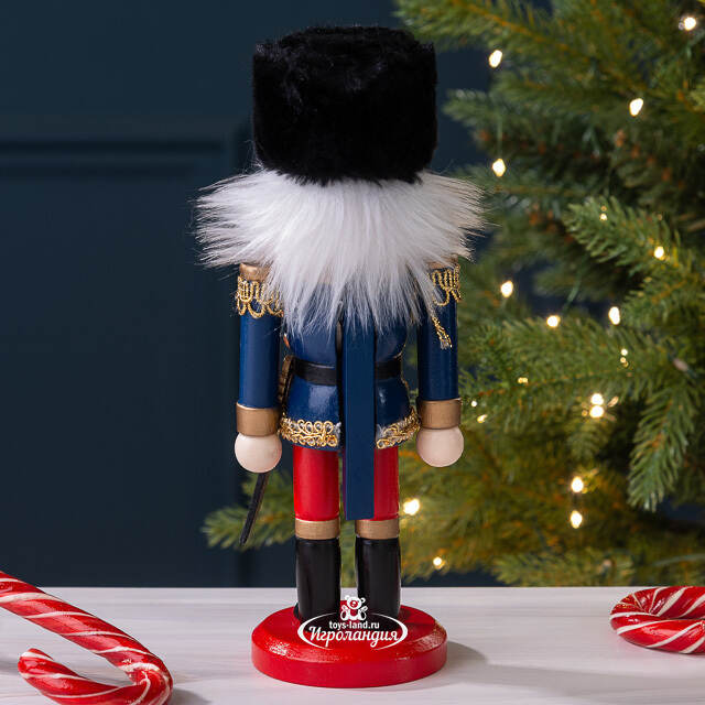 Декоративная фигурка Щелкунчик - Бравый Гвардеец с саблей 20 см Sigro