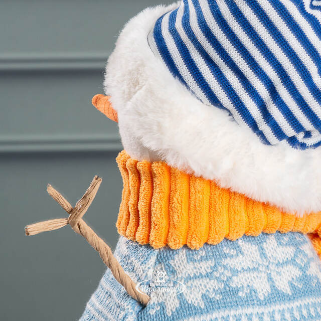 Декоративная фигура Снеговик Стефан - Шведские Каникулы 34 см Kaemingk