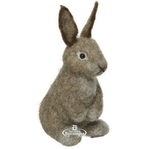 Декоративная фигура Кролик Вилфред 20 см светло-коричневый Kaemingk