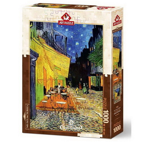 Пазл Винсент Ван Гог - Ночная терраса кафе, 1000 элементов Art Puzzle